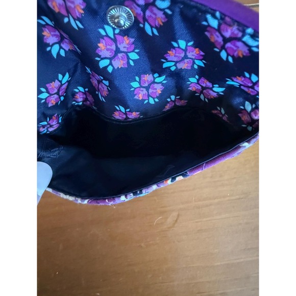 Vera Bradley Dream quilted Tapestry ID Zip Wallet tie dye colorful granny core - Picture 4 of 6